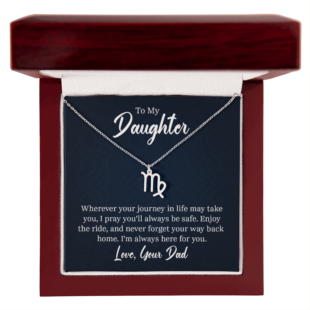 Always Know Where Your Stars Will Take You - Zodiac Necklace