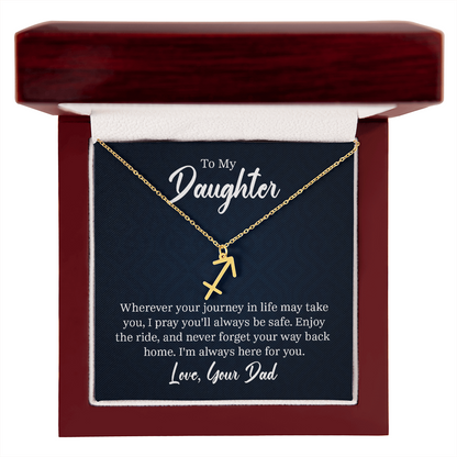 Always Know Where Your Stars Will Take You - Zodiac Necklace