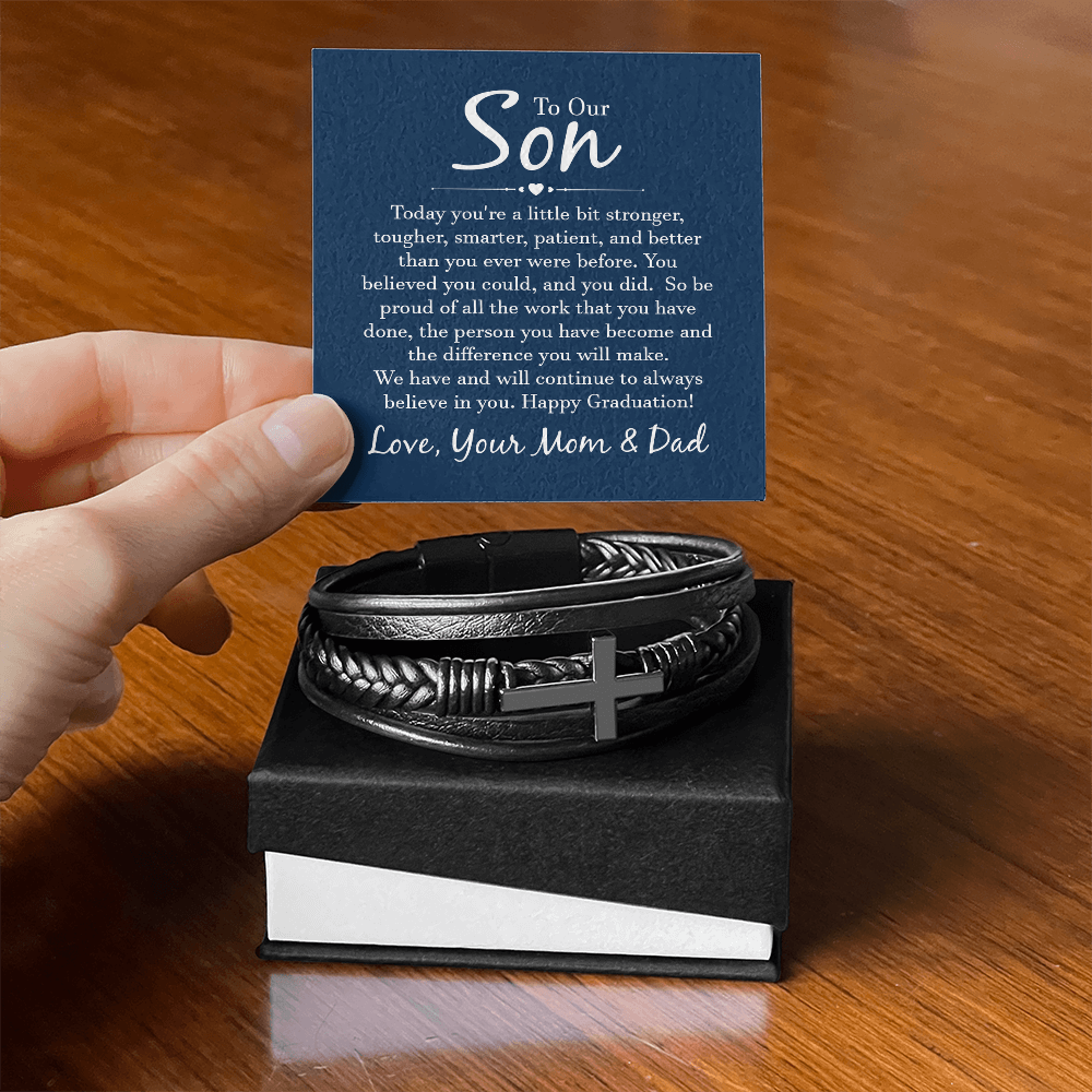 Men's Cross Bracelet