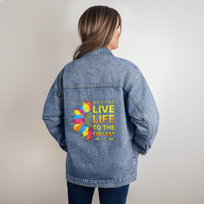 Women's Oversized Denim Jacket! They are Coming Back in Style!!