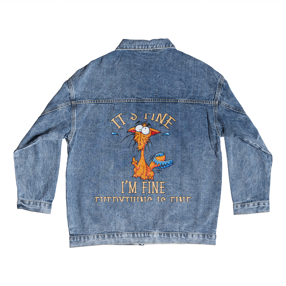 Men's DTG Denim Jacket - Perfect for Spring Weather!!