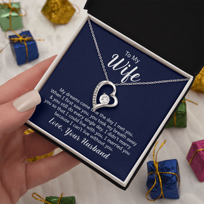 Forever Love Necklace - Make the Woman in your Life Scream with Happiness - Engravable