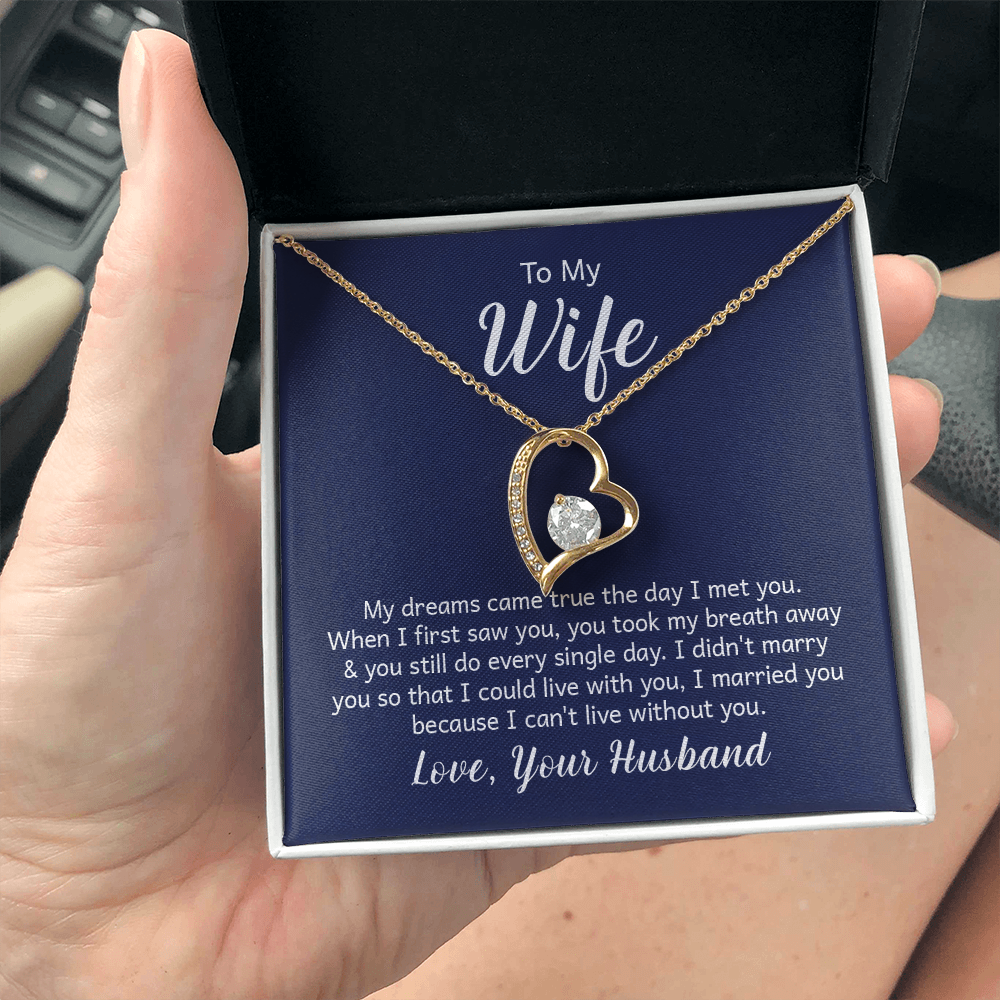 Forever Love Necklace - Make the Woman in your Life Scream with Happiness - Engravable