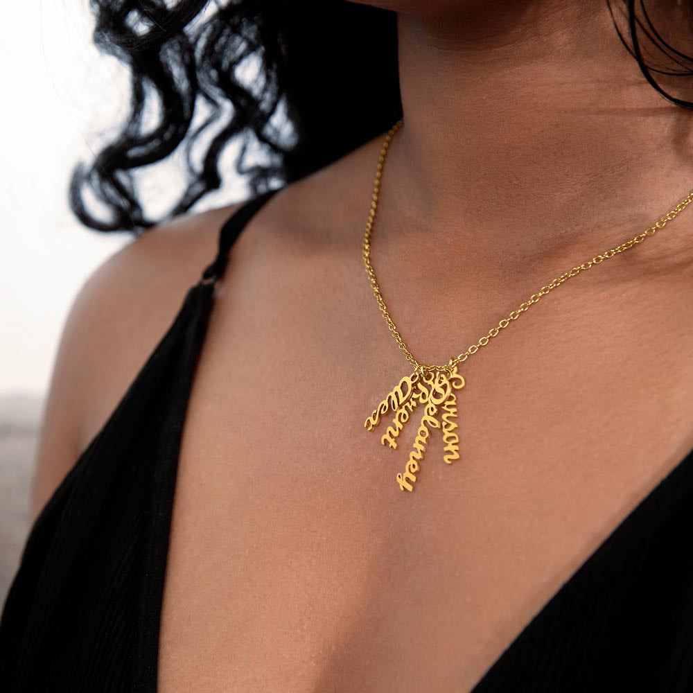 Show off Your Babies with this Multi Name Necklace!!