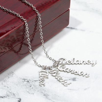 Show off Your Babies with this Multi Name Necklace!!