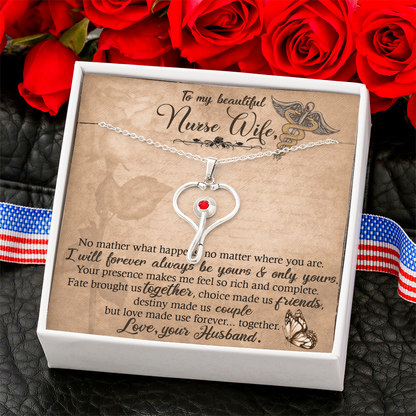 Nurses Need Love Too - This Stethoscope Necklace is the Perfect Gift to Show your Love!