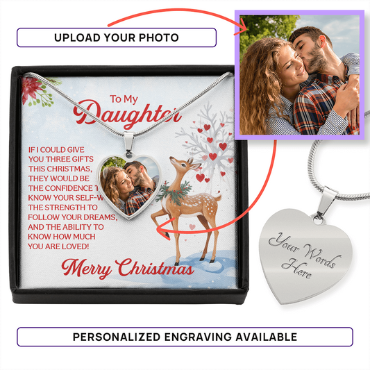 Heart Photo Necklace - Something they will wear for Years!!