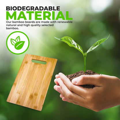 Premium Bamboo Cutting Board for Personalization/Engraving -  12"x9" Lift your Kitchen Today!!