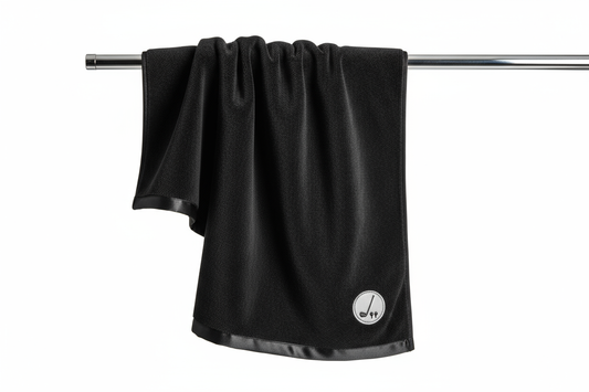 black velour golf towel
