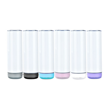 20oz Tumbler White with BlueTooth Speaker! Customize Yours Before They are Gone!!