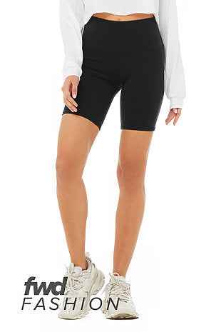 Women's High Waist Biker Shorts Bella+Canvas 0814