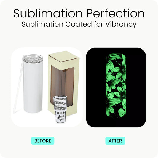 20oz Glow in the Dark (Green) Tumbler