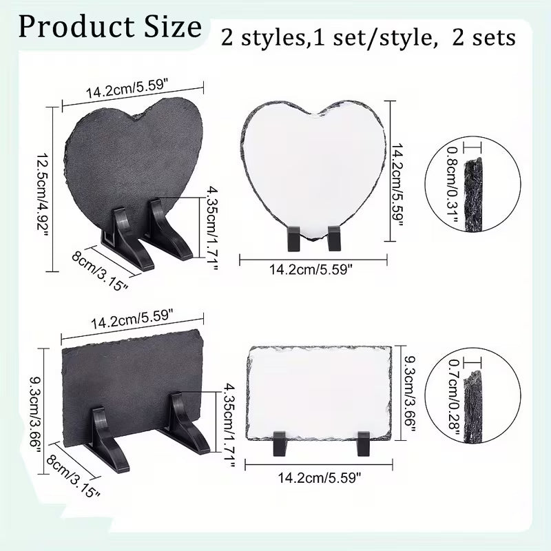 Wonderful Sublimation Slate Photo Choose Your Style!!
