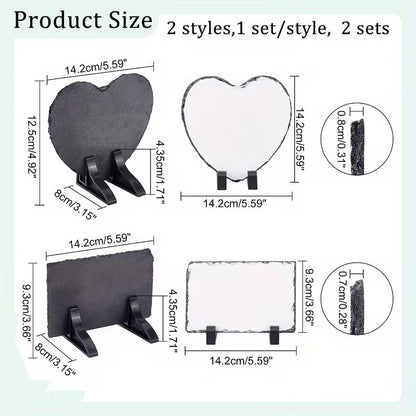 Wonderful Sublimation Slate Photo Choose Your Style!!