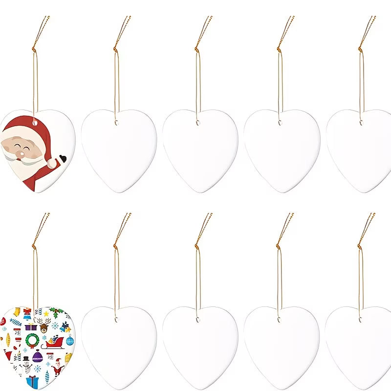 Custom Printing Ceramic 3" Ornaments Get Yours Now!