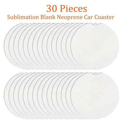 Neoprene Car Coasters - Great to give as a Gift or Personalize for Yourself