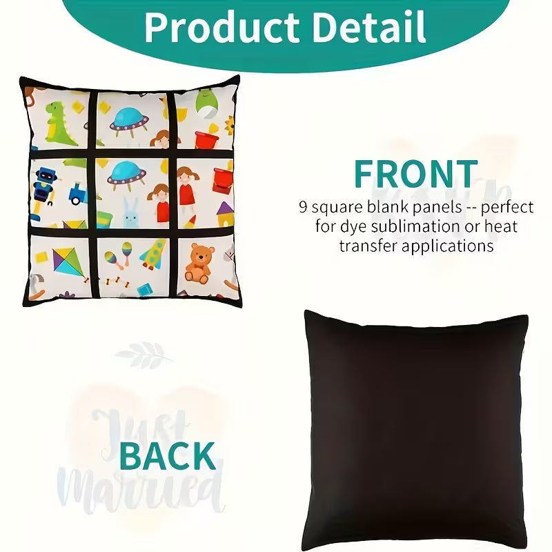 16"x16" 9-Panel Picture Pillow Personalized for Yourself or Personalize one as a Gift!