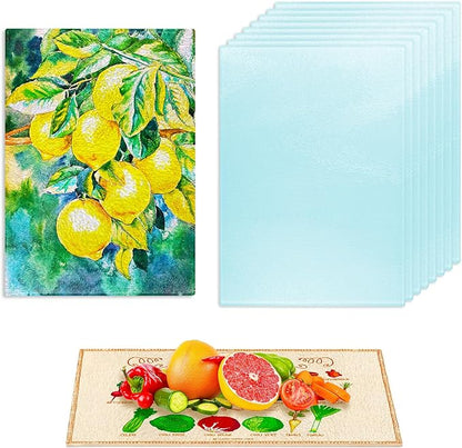 Sublimation Glass Cutting Board 11"x7.87" - Great addition for any Kitchen!!