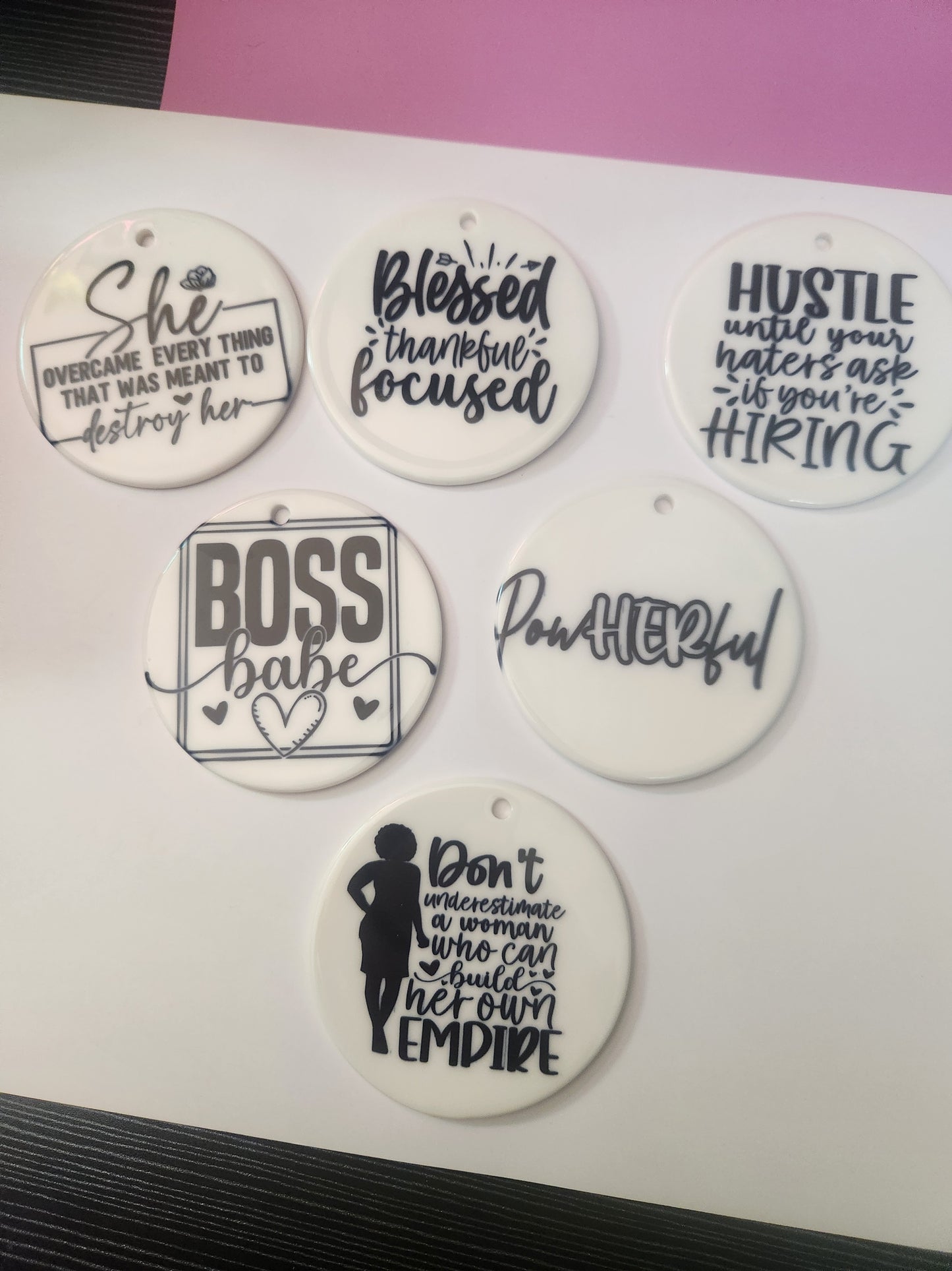 Custom Printing Ceramic 3" Ornaments Get Yours Now!