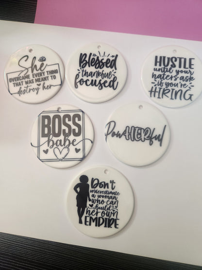 Custom Printing Ceramic 3" Ornaments Get Yours Now!